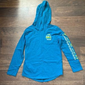 Girls M Carhartt hooded long sleeve shirt